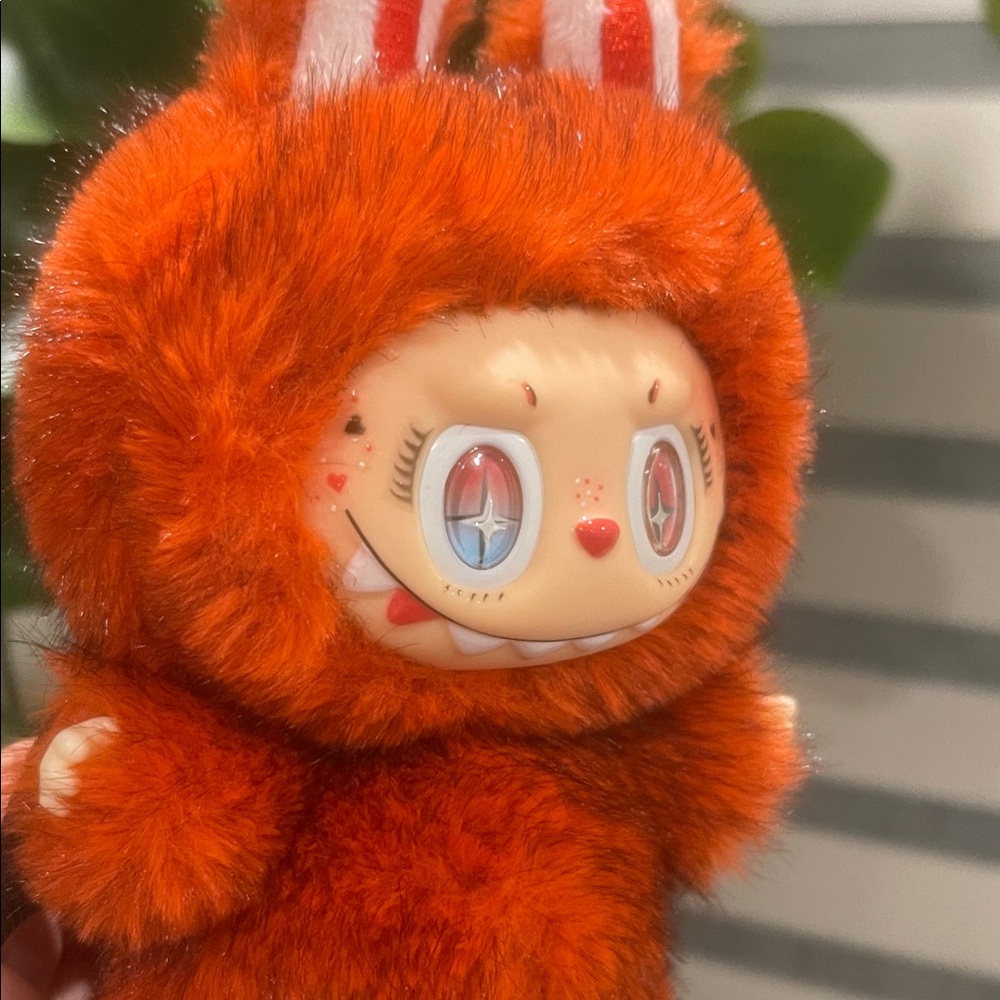 Custom Cute Furry Red Devil Plush Toy - Picture 4 of 7